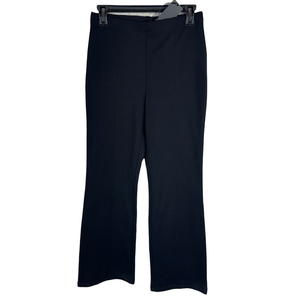 Truth by Republic Small Bootcut Pants Stretch Pull-On Seamed Legs Mid-Rise Black